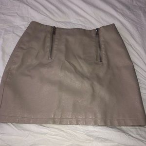 Forever 21 Faux Leather Mini Skirt